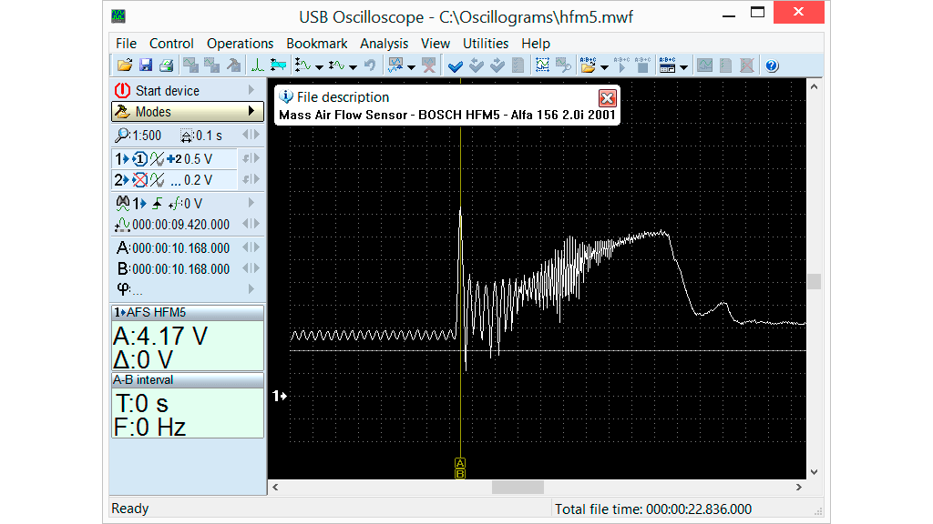 Ошибка конфигурации устройства usb autoscope